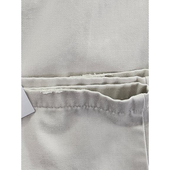 Vintage 90s Eddie Bauer High Rise Pleated Chino Pants Size 14 Khaki Tan Cotton - Picture 5 of 16